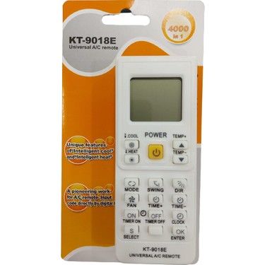 KLİMA KUMANDASI ÜNVERSAL  KT9018E