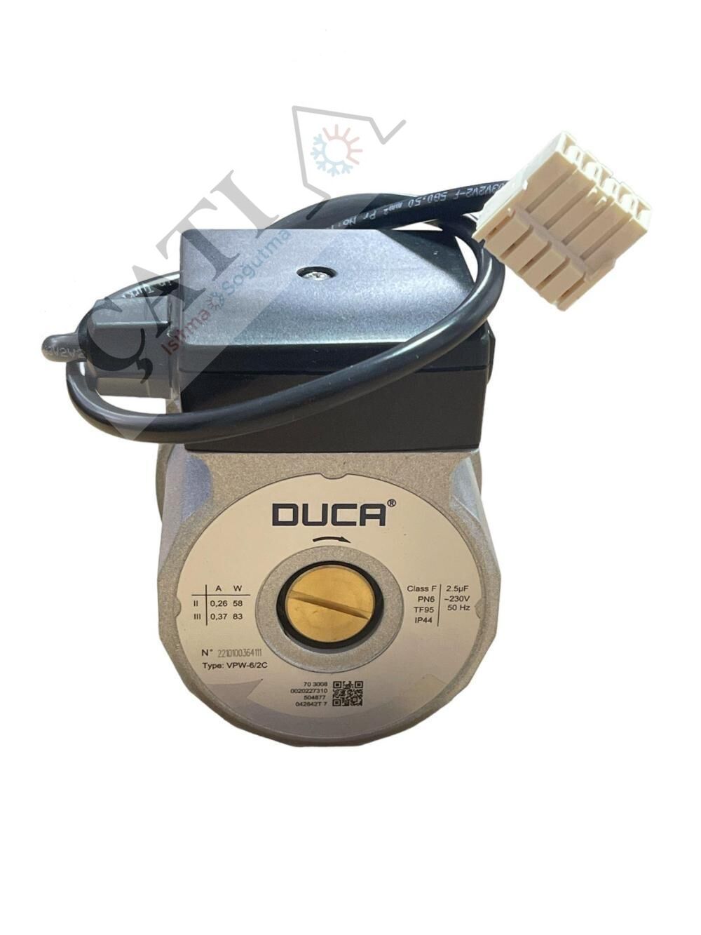 POMPA DUCA VAİLLANT UYUMLU 5 KABLOLU SOKETLİ