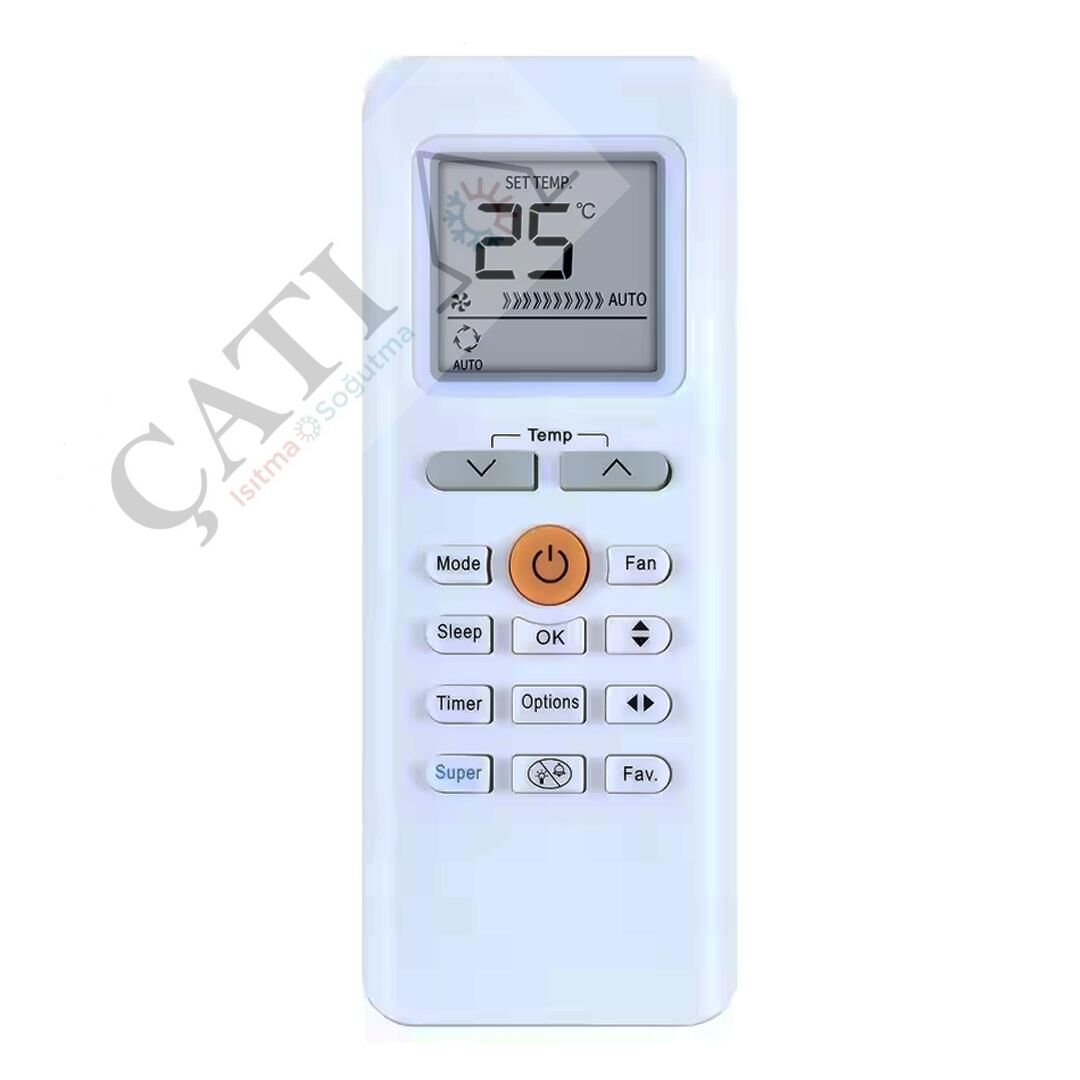 MİDEA KLİMA KUMANDASI RG70A-70C SAMSUNG/BOSCH